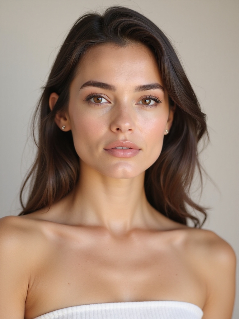 subtle sculpting for round faces