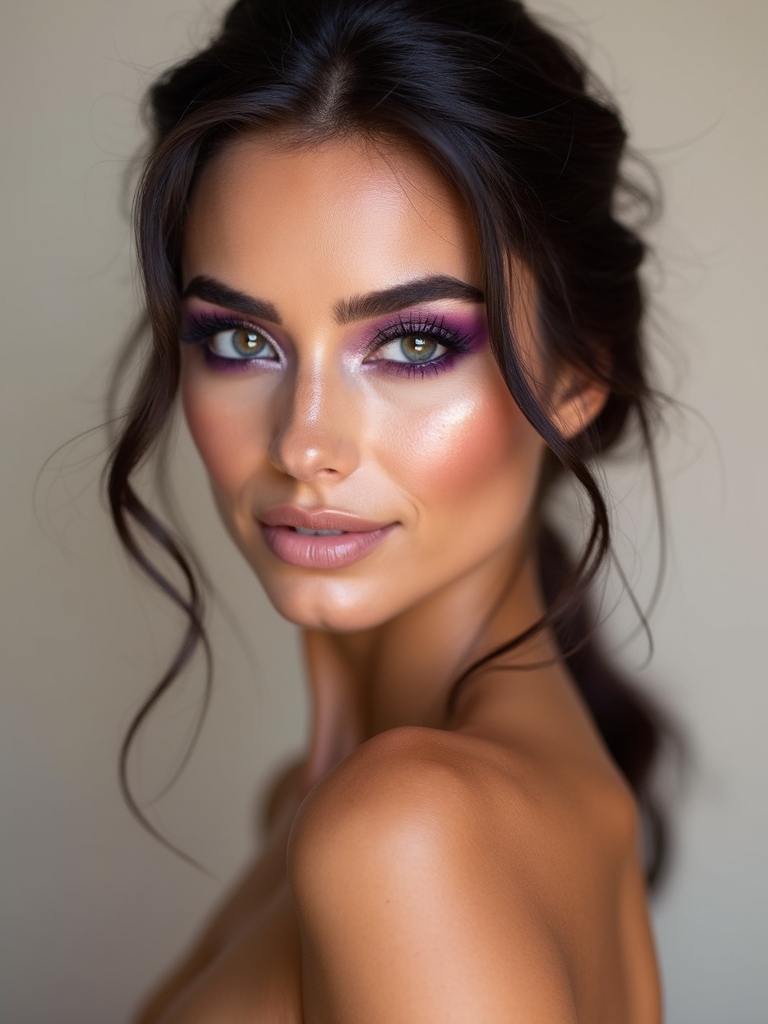 sultry smoky eggplant eyes