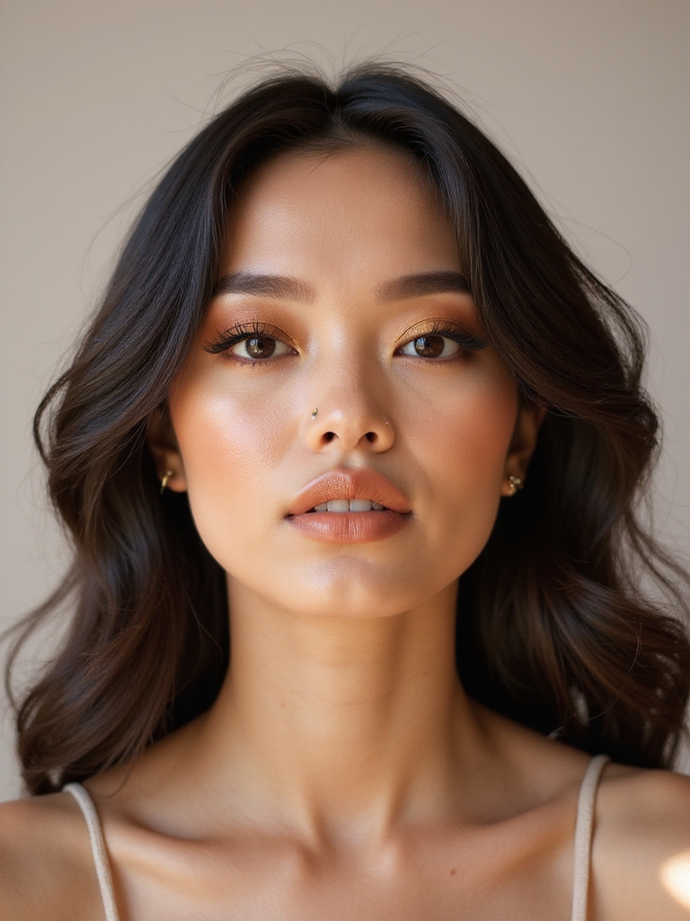 sun kissed warm bronzed glow