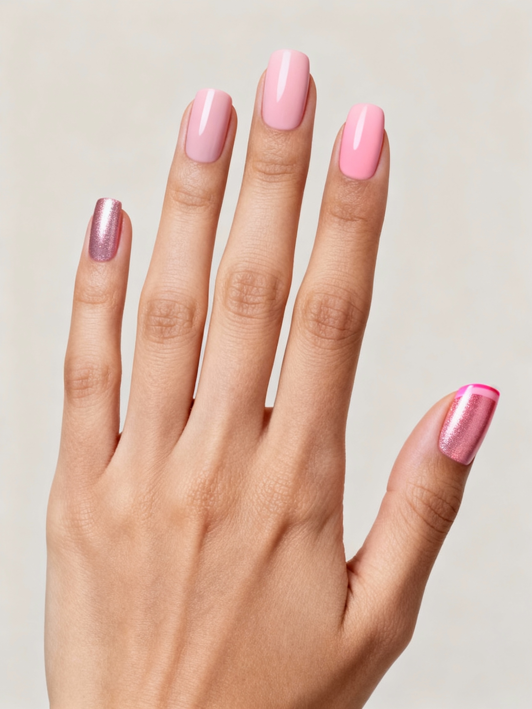 sweet chic pink nail ideas