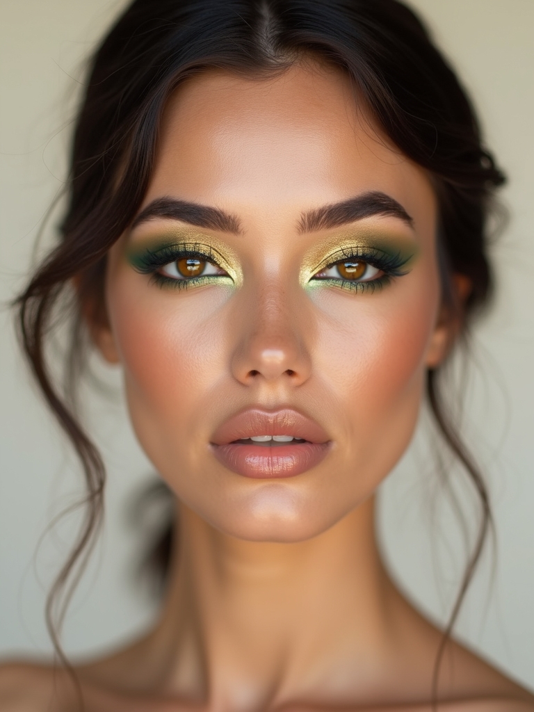 tap press duochrome olive liner