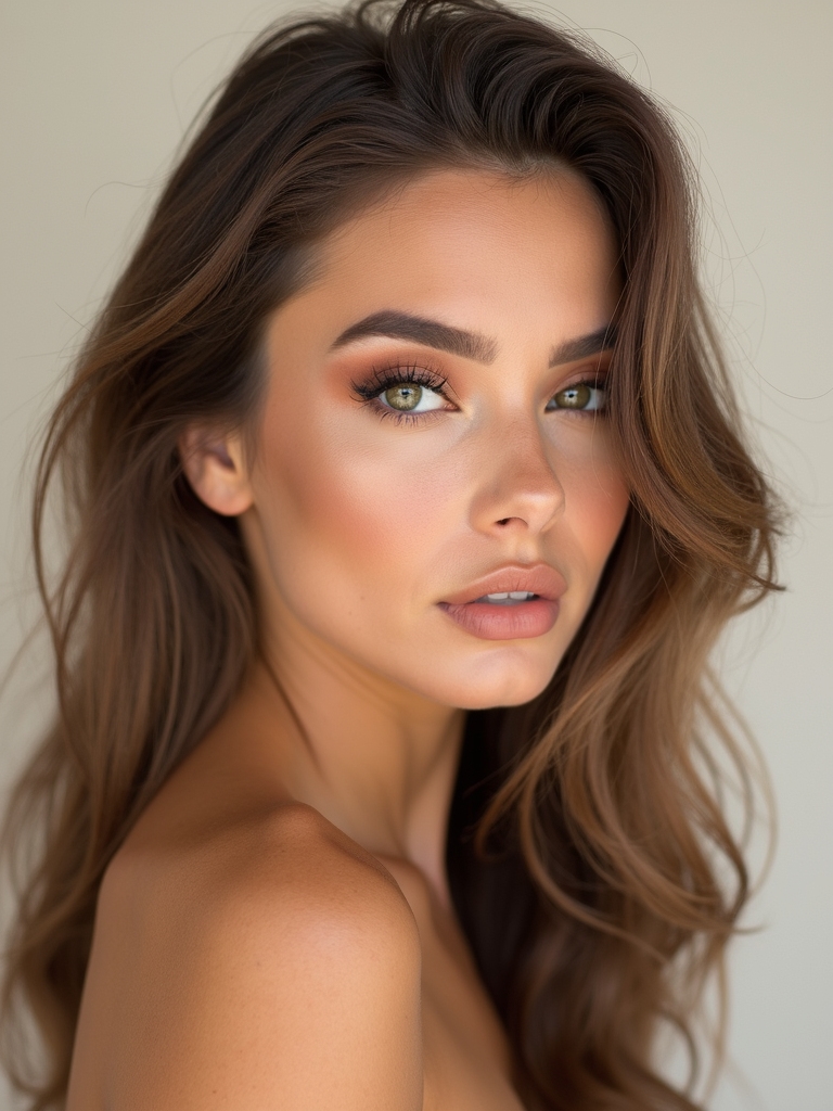 terracotta crease olive shimmer