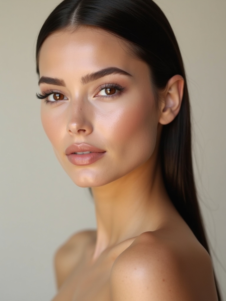 thin brows tailored lifted arch