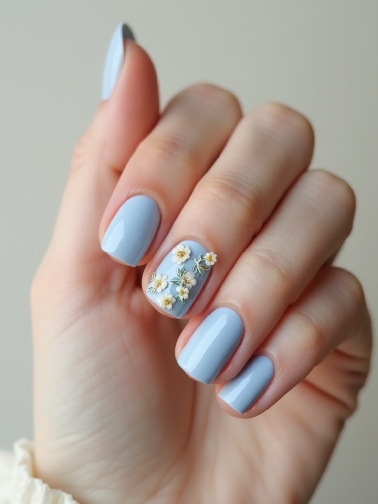 tiny pressed daisy accents