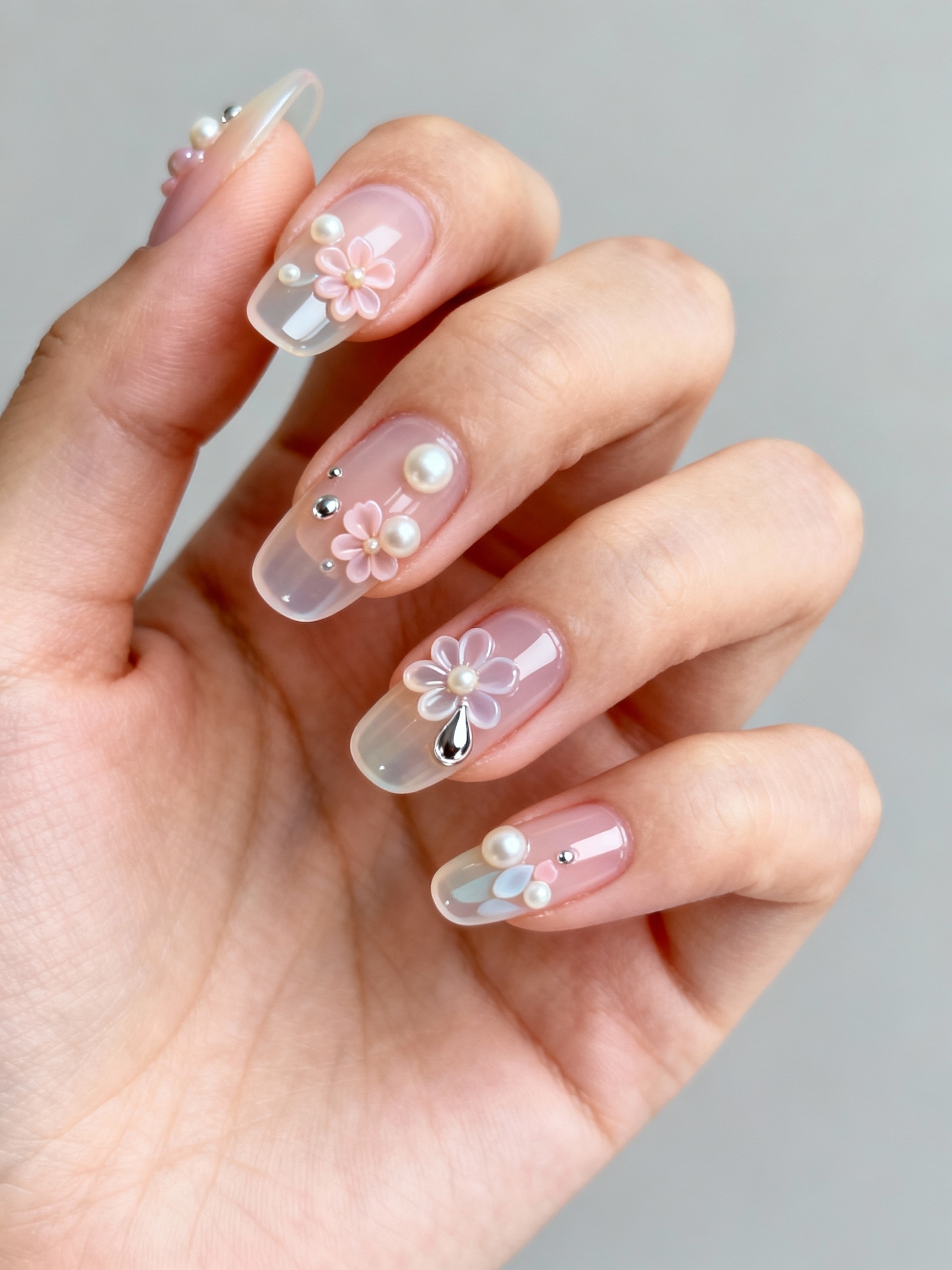 translucent jelly layers suspended decals