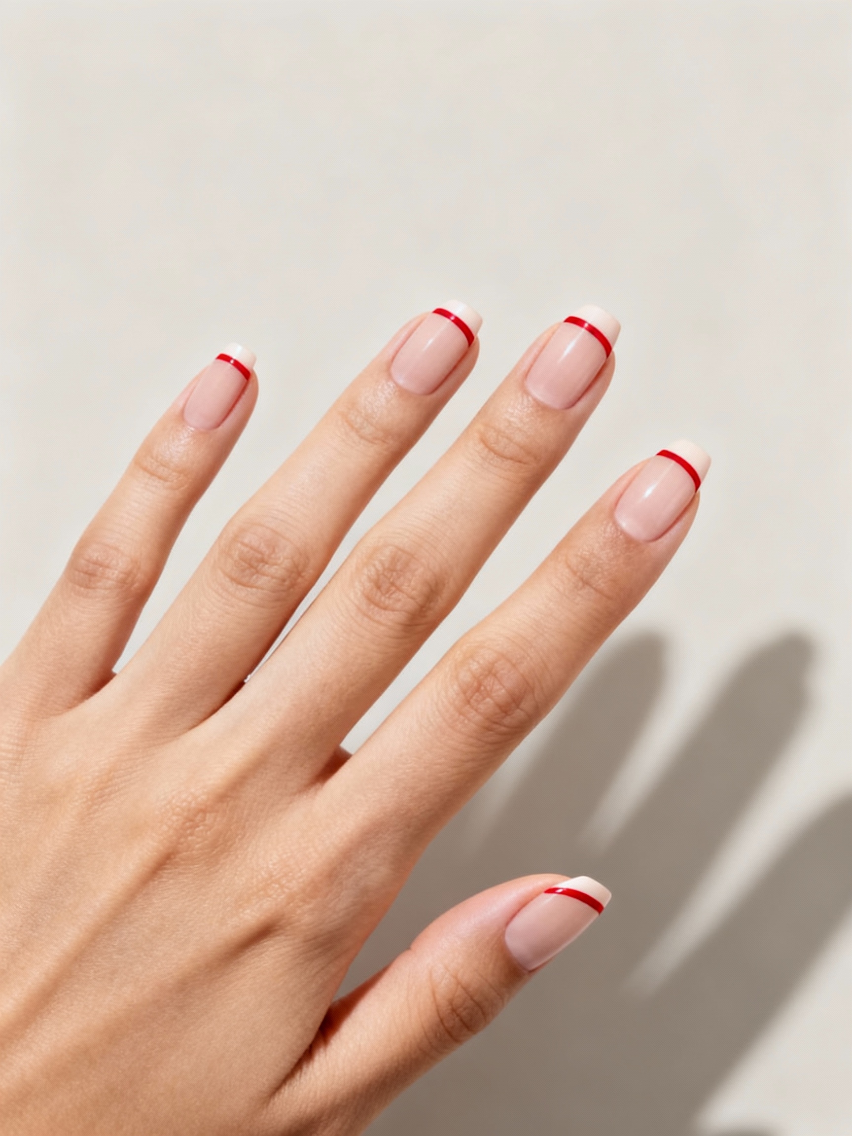 ultra thin glossy scarlet tips