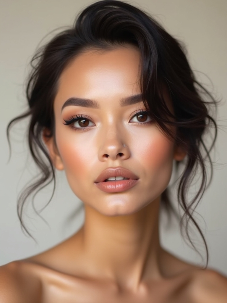 upward winged fox eye contour