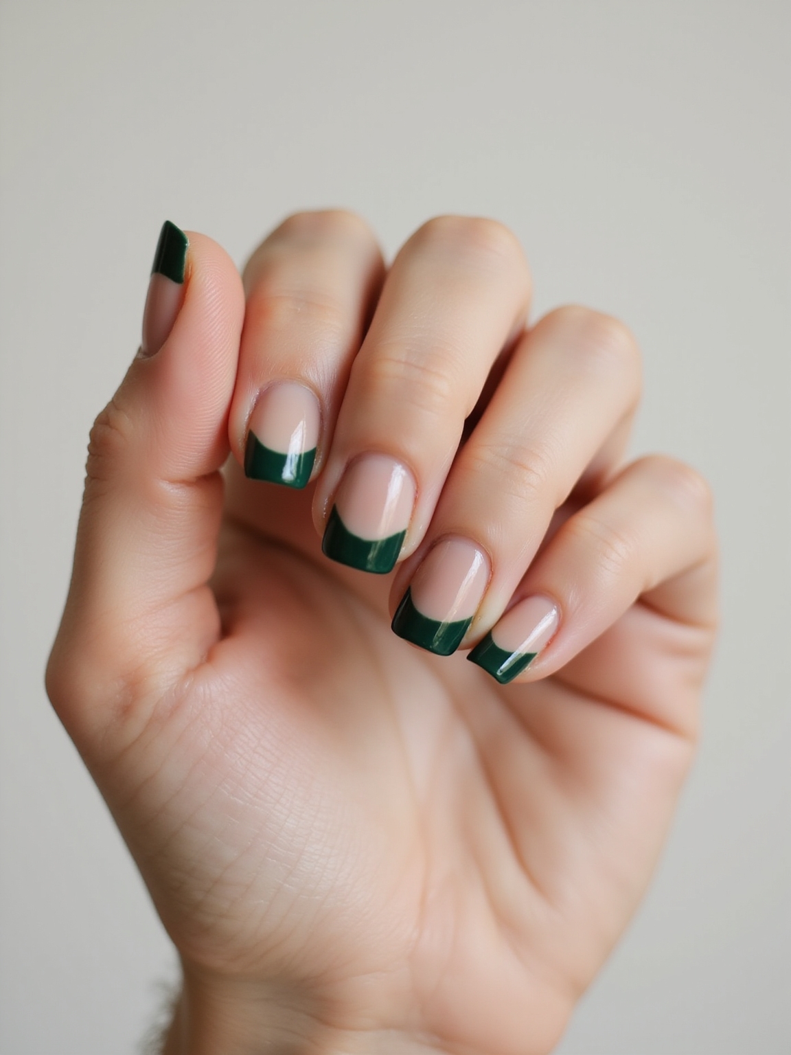 velvet forest green ombr