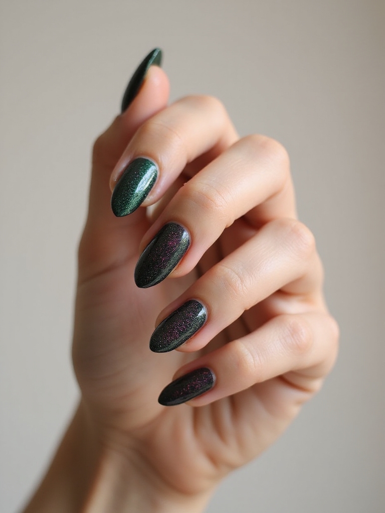 velvet magnetic cat eye shimmer nails