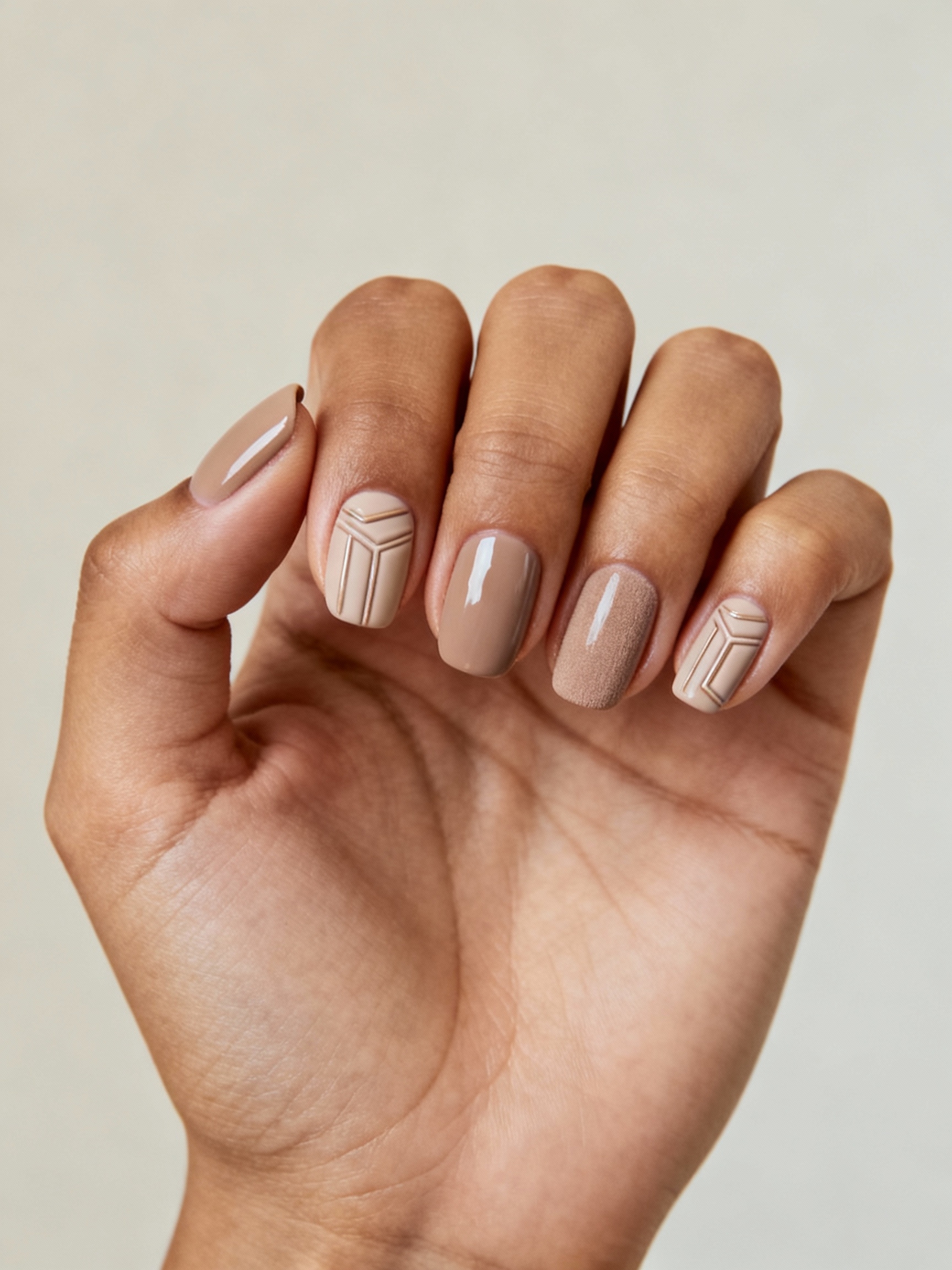 velvet matte base with gloss