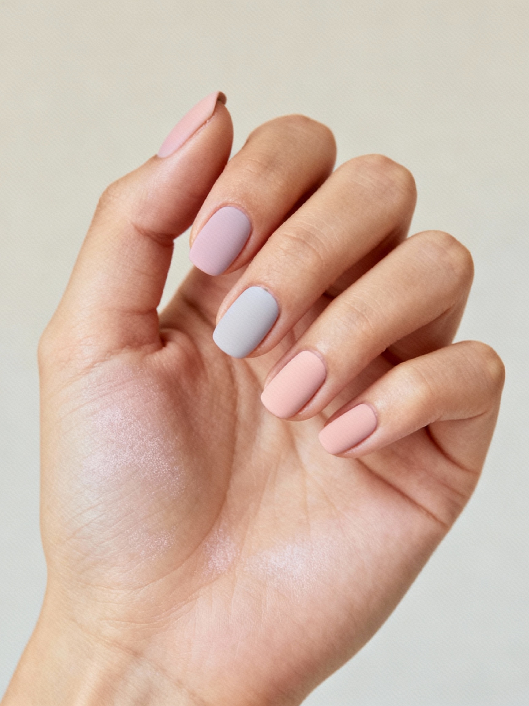 velvet matte cashmere nails