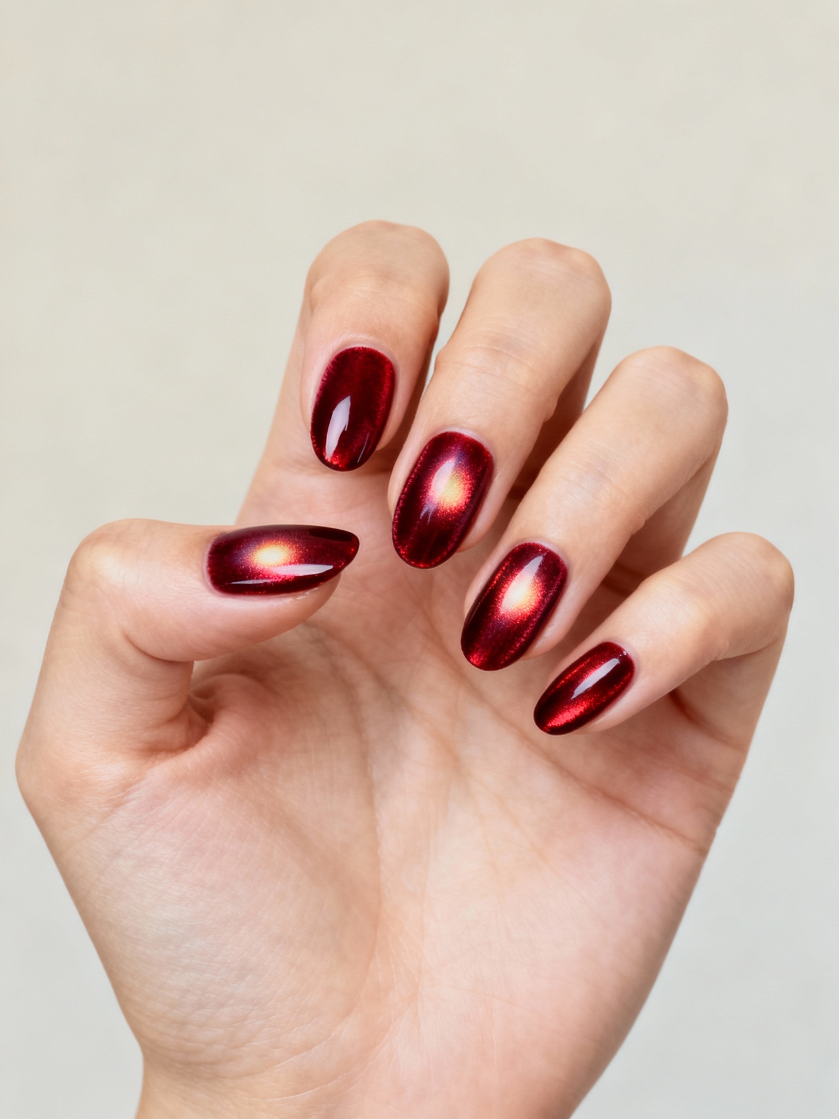 velvet red chrome aura