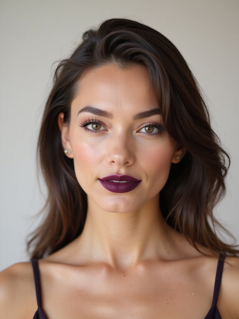 velvety matte skin aubergine