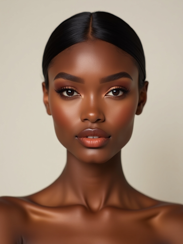 warm brown skin glamorous looks