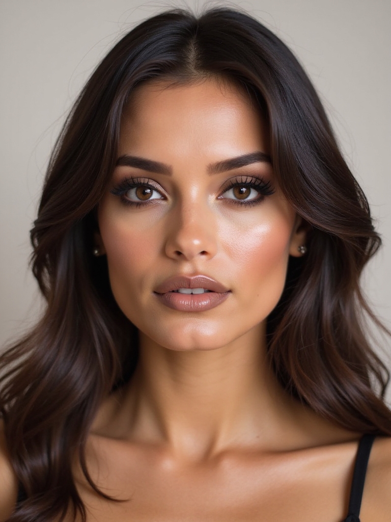 warm monochrome mocha makeup