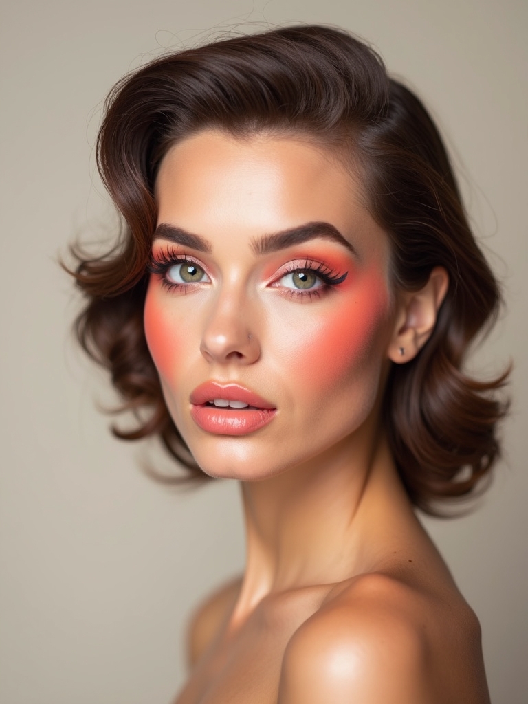 warm sunlit coral glow
