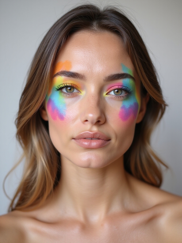 watercolor tie dye blush draping
