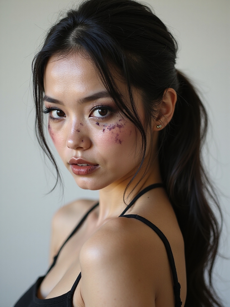 weathered smudged rugged liner