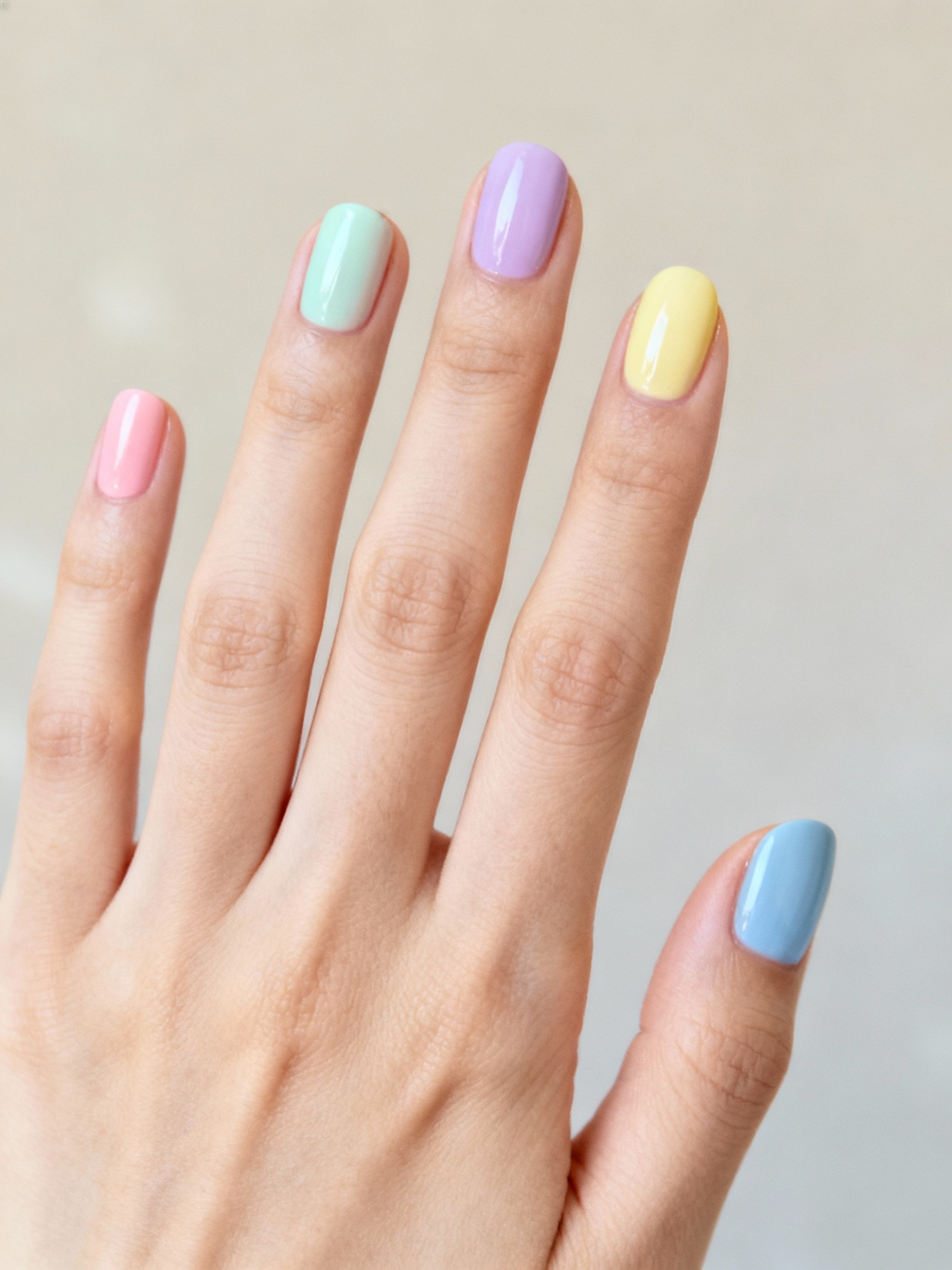whipped pastel buttercream nails