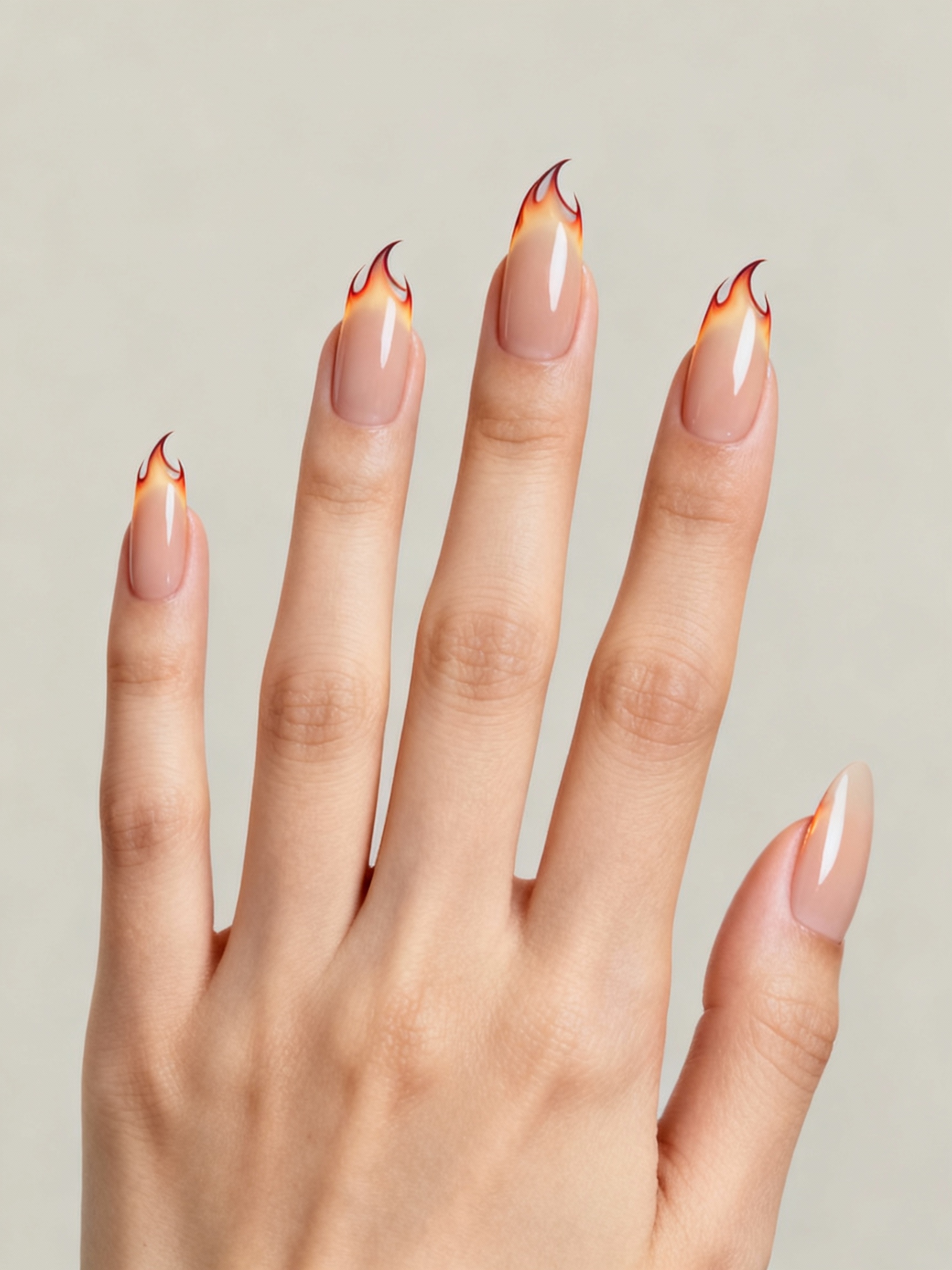 whisper thin chrome flame tips
