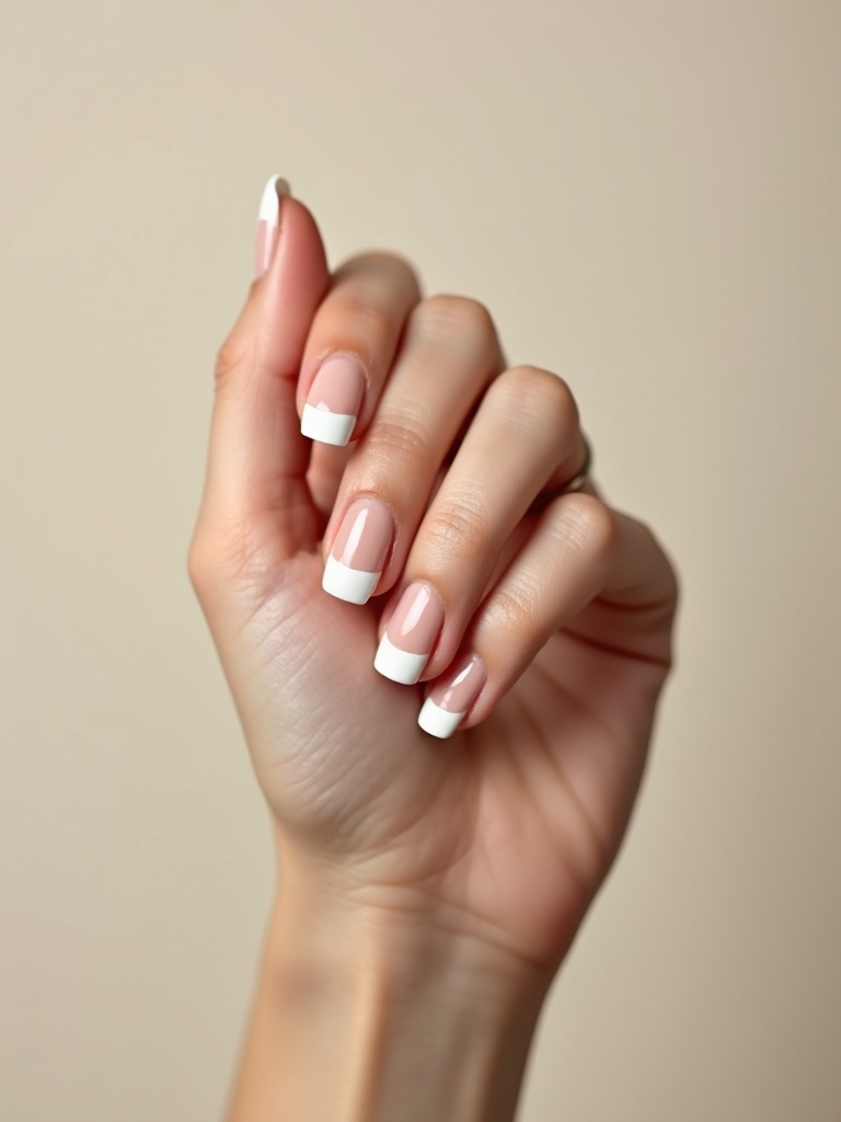 whisper thin minimalist french tips