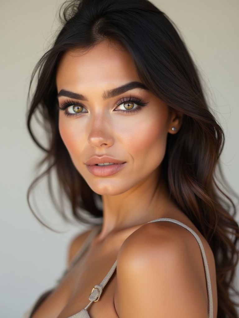 white waterline smudged charcoal