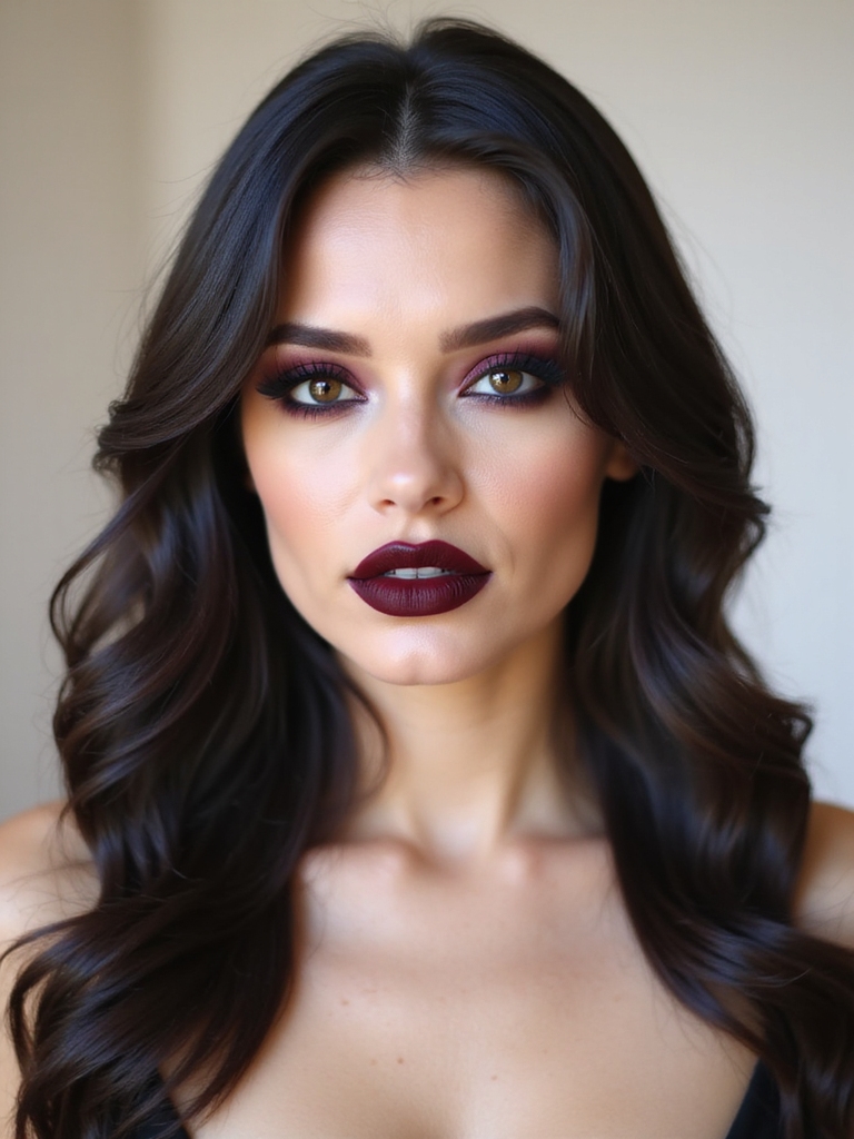 wine stained ombr lips