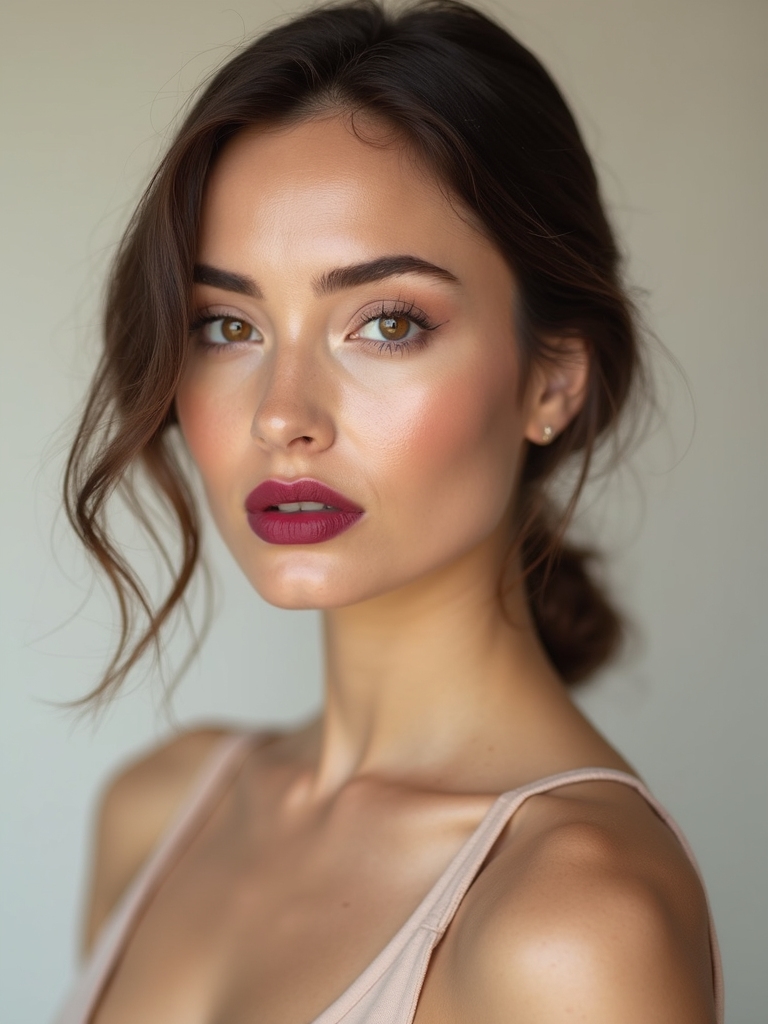 winter berry minimal eyeshadow