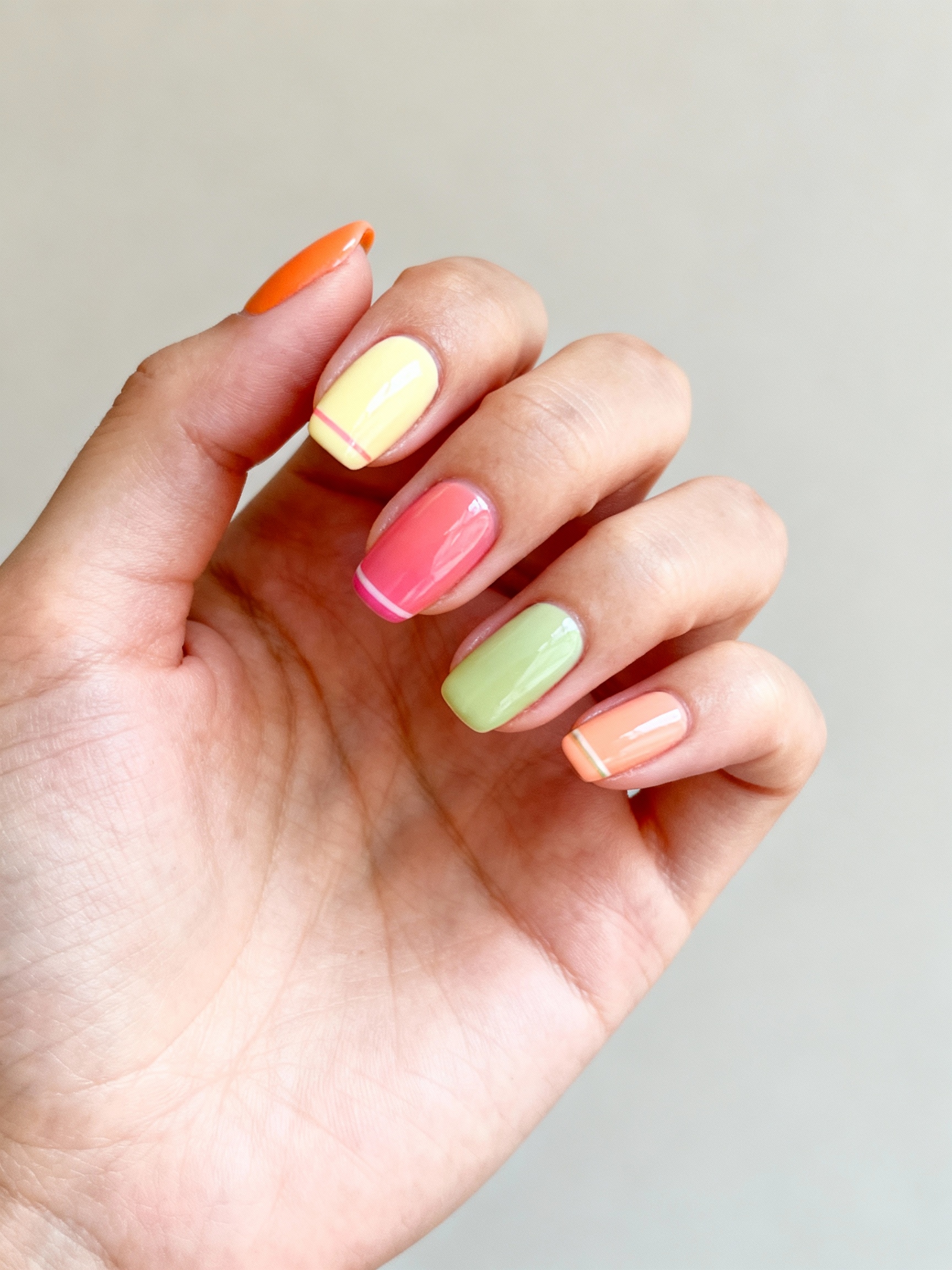 zesty pastel sorbet skittle